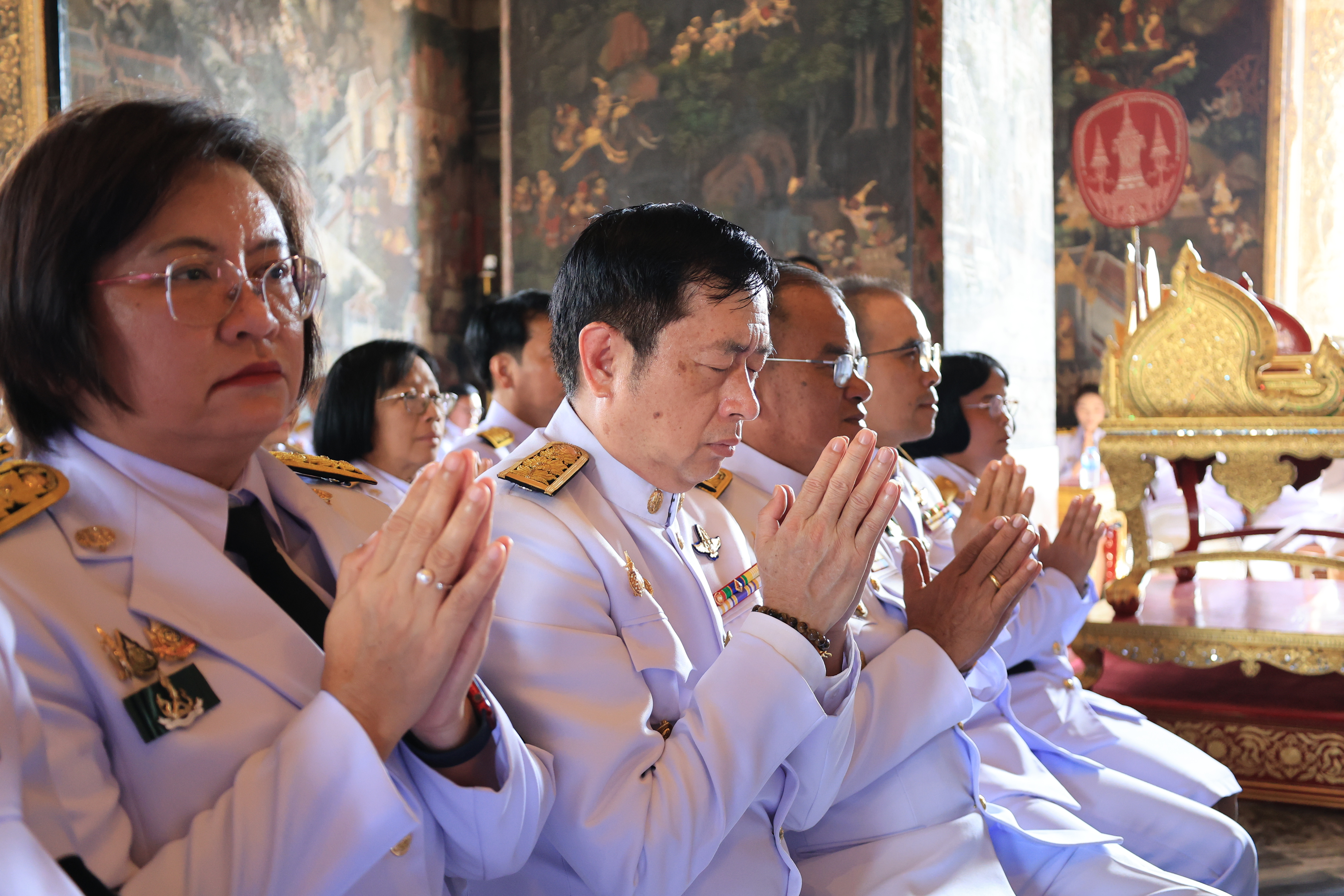 title - ส.ป.ก. ร่วมพิธีสวดพระพุทธมนต์ถวายเป็นพระราชกุศล เนื่องในวันคล้ายวันสวรรคตสมเด็จพระนางเจ้าสิริกิติ์ พระบรมราชินีนาถ พระบรมราชชนนีพันปีหลวง 24 ตุลาคม 2569